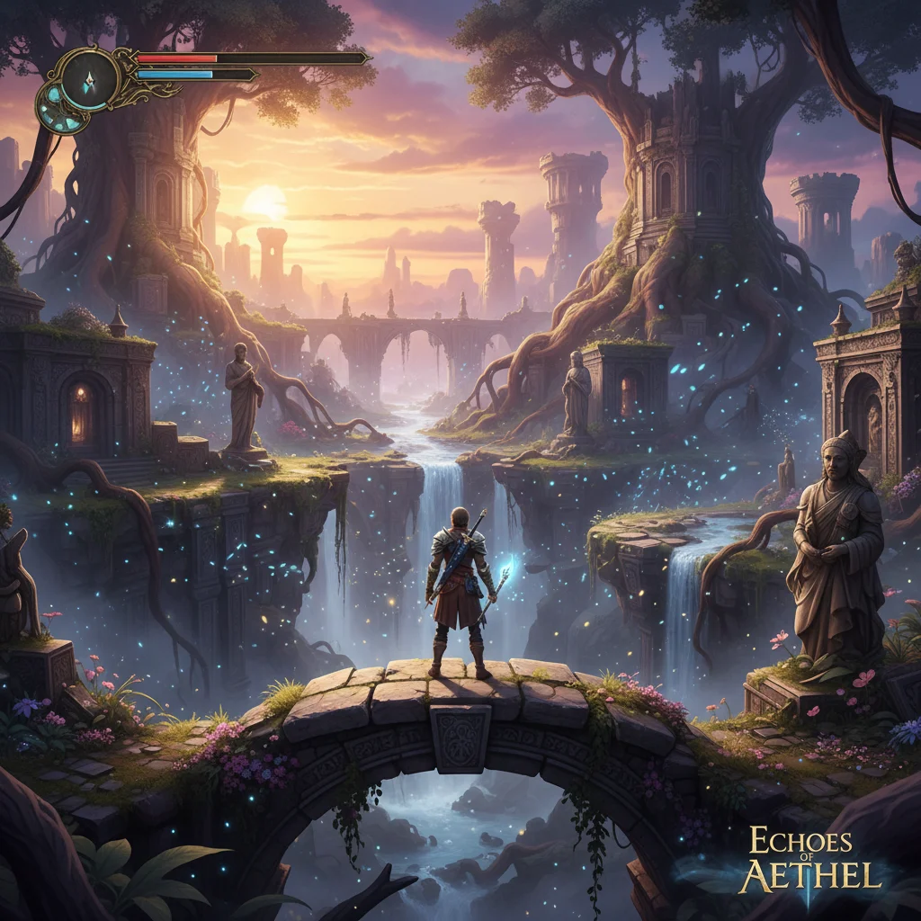 Echoes of Aethel mystical ancient ruins exploration