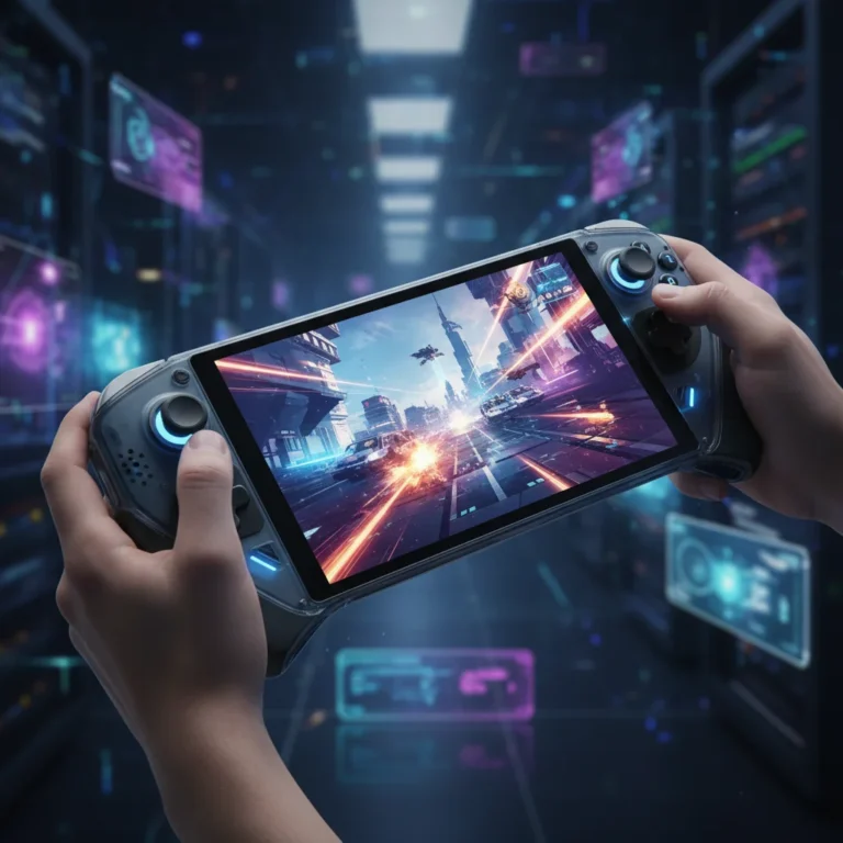 Next-generation portable gaming device, Steam Deck 2 concept, sleek design