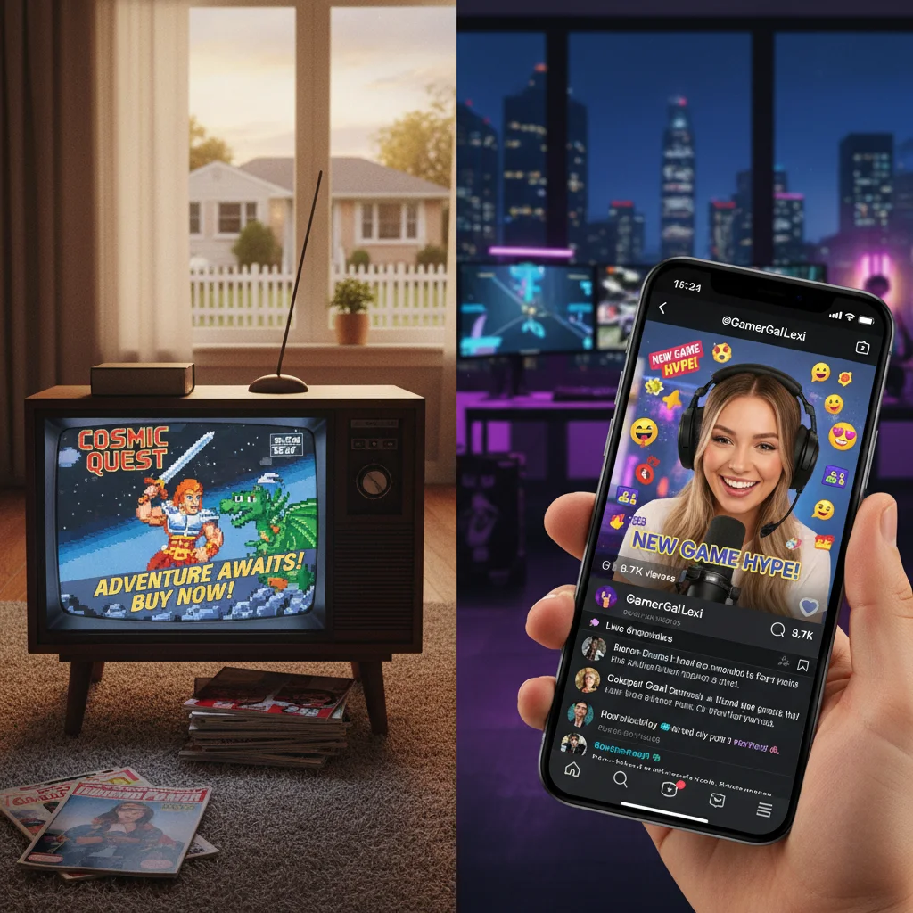 Traditional game marketing versus modern influencer campaigns in the US