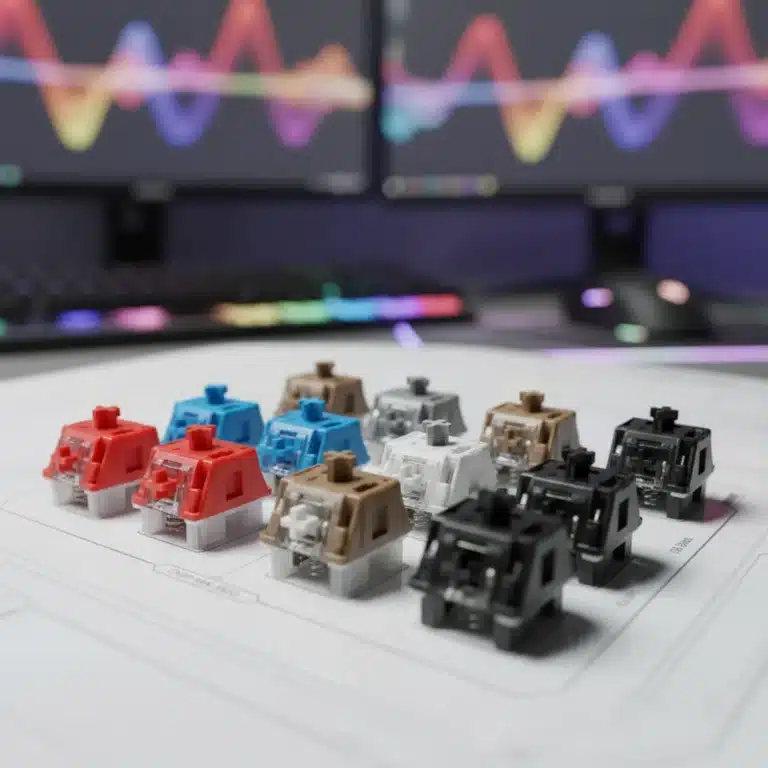 Detailed comparison of mechanical keyboard switches for gaming performance