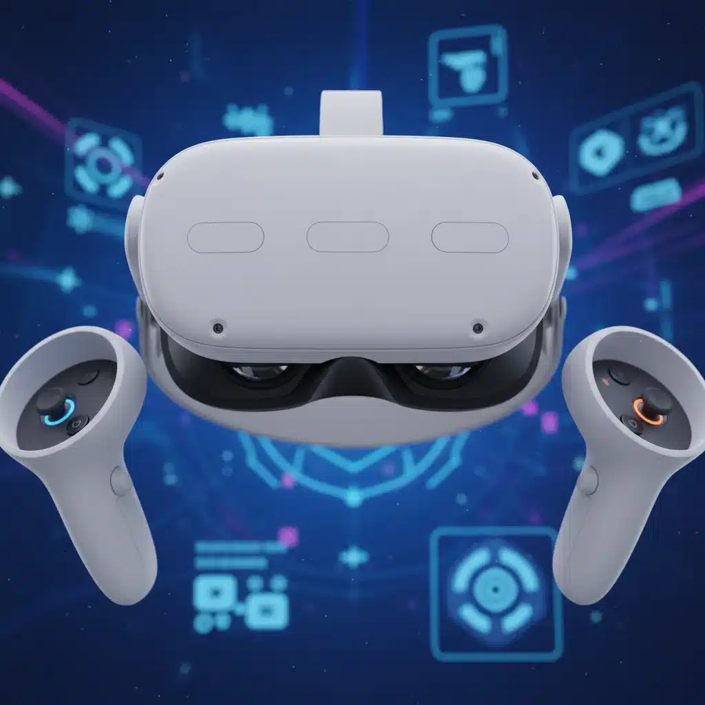 Close-up of Meta Quest 3 headset showcasing its innovative design and advanced VR technology.